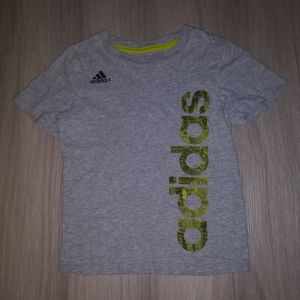 Kids Adidas T-shirt - Size 3T - Gray/Yellow